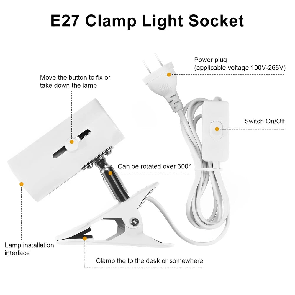 18LEDs 54W Red Light Therapy Lamp with Holder 660nm+850nm Near Infrared Dual- Wave Bulb for Skin and Body Care, Pain Relief