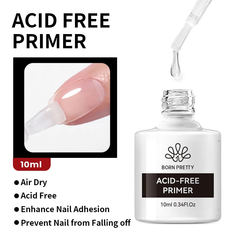 BORN PRETTY 10ml Nude Pink Gel Nail Polish Varnis Semi Permanent Nail Gel Varnish Soak Off UV Gel for Valentine's Day Gift Nails