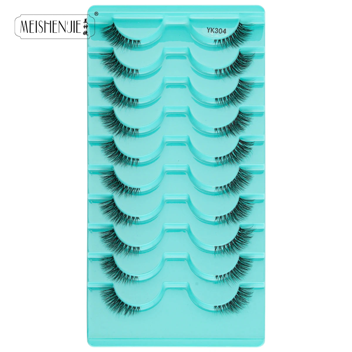 3/10 Pairs Half Lashes Cat Eyelashes Natural Long Handmade 3D Mink Lashes Makeup Tool Reusable Fake Eyelash maquillaje Faux Cils