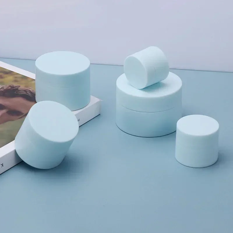 10pcs 5g 15g 20g 30g 50g Refillable Face Cream Jar Lotion Body Butter Makeup Containers Round Eyeshadow Gel