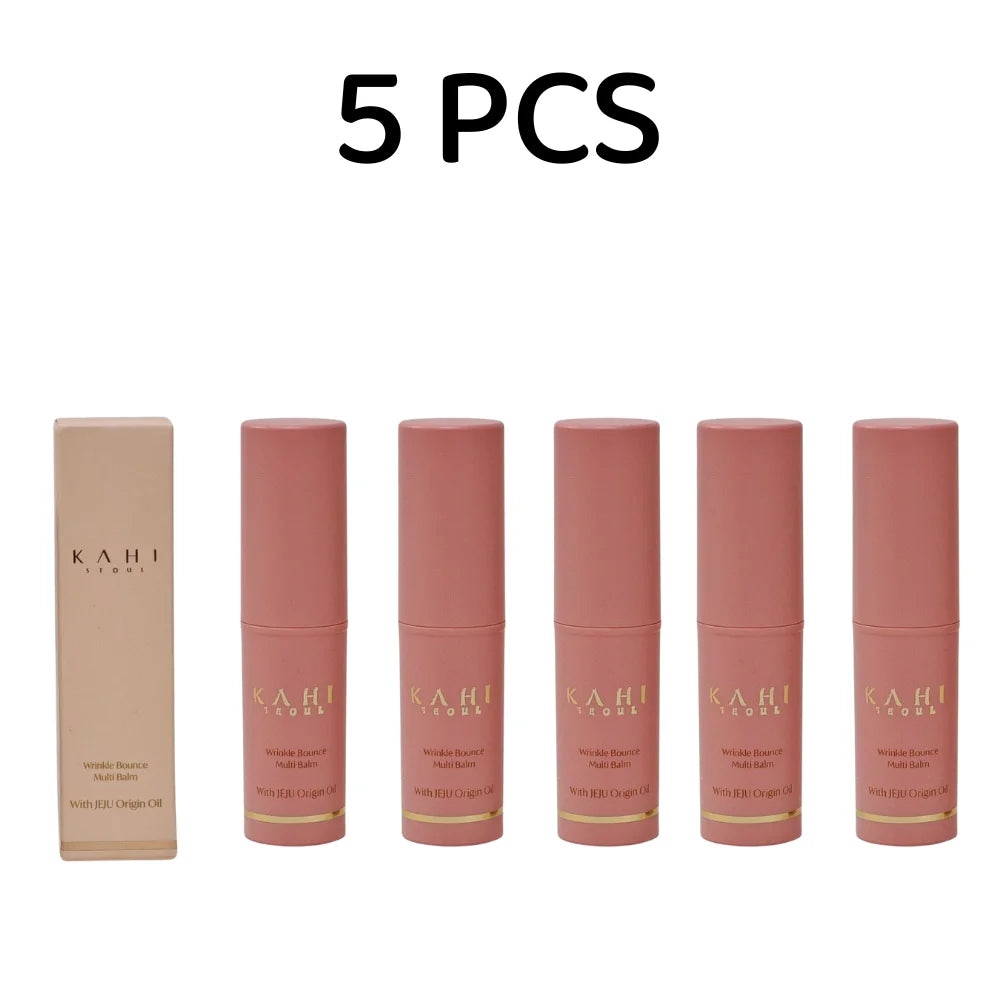 1/3/5PCS Korean Bounce Multi Balm Collagen Pink Stick Make Up Base Daily Deep Moisturizing Firming Lift Korean Skin Care