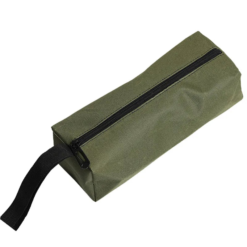 Oxford Canvas Waterproof Storage Hand Tool Bag Screws Nails Drill Bit Metal Parts Fishing Travel Makeup Organizer Pouch Bag Case
