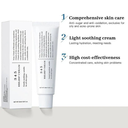 Relief Cream Nourishing Skin Improving Acne Marks Antioxidant Cream Address Blemishes Repairing Barrier Moisturizer Skin Care