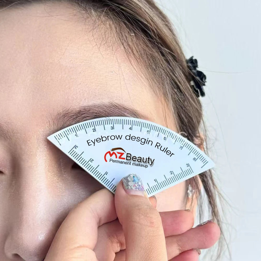 Fast Drawing Eyebrow Desgin Ruler Microblading Mapping Tool Shaping Permanent Makeup Drawing Guide Ruler Tattoo Supplies Reuse
