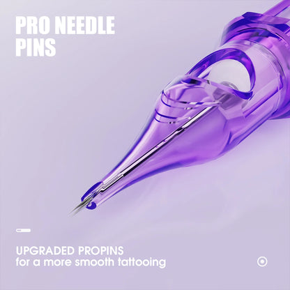Mast Pro Tattoo Needles Cartridge 20pcs Disposable RS 0.25/0.3/0.35mm for Shading Blending Permanent Makeup or Body Art Needles