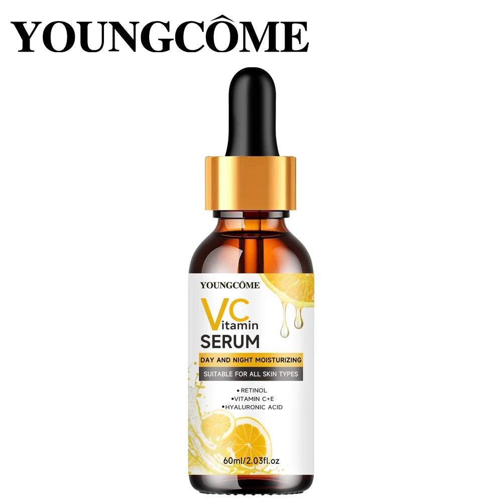 Turmeric Face Serum Anti-Oxidation Dark Spot Corrector Facial Brightening Skin Care Serum for Clearer Smoother Skin