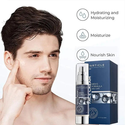 50ml 6-in-1 Men Facial Moisturizer Cream Hydrating Revitalizing Skin Care Particle Face Cream With Collagen Anti Aging & Wrinkle
