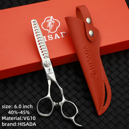 HISADA tijeras barbero profesional 6.2/6.7 inch friseur zubehör VG10 Material hair scissors Professional scissors