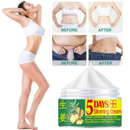Ginger Herbal Extract Essence Slimming Cream Fat Burning Massage Cream Fat Burning Weight Loss Shaping Lifting Body Cream