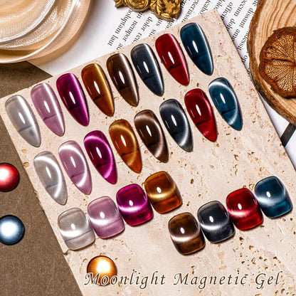 Cat Eye Gel Polish With Nail Magnet Tools For Creating Heart Shapes On Nails Semi Permanent Cat Magnetic Nail Art UV Gel Varnish
