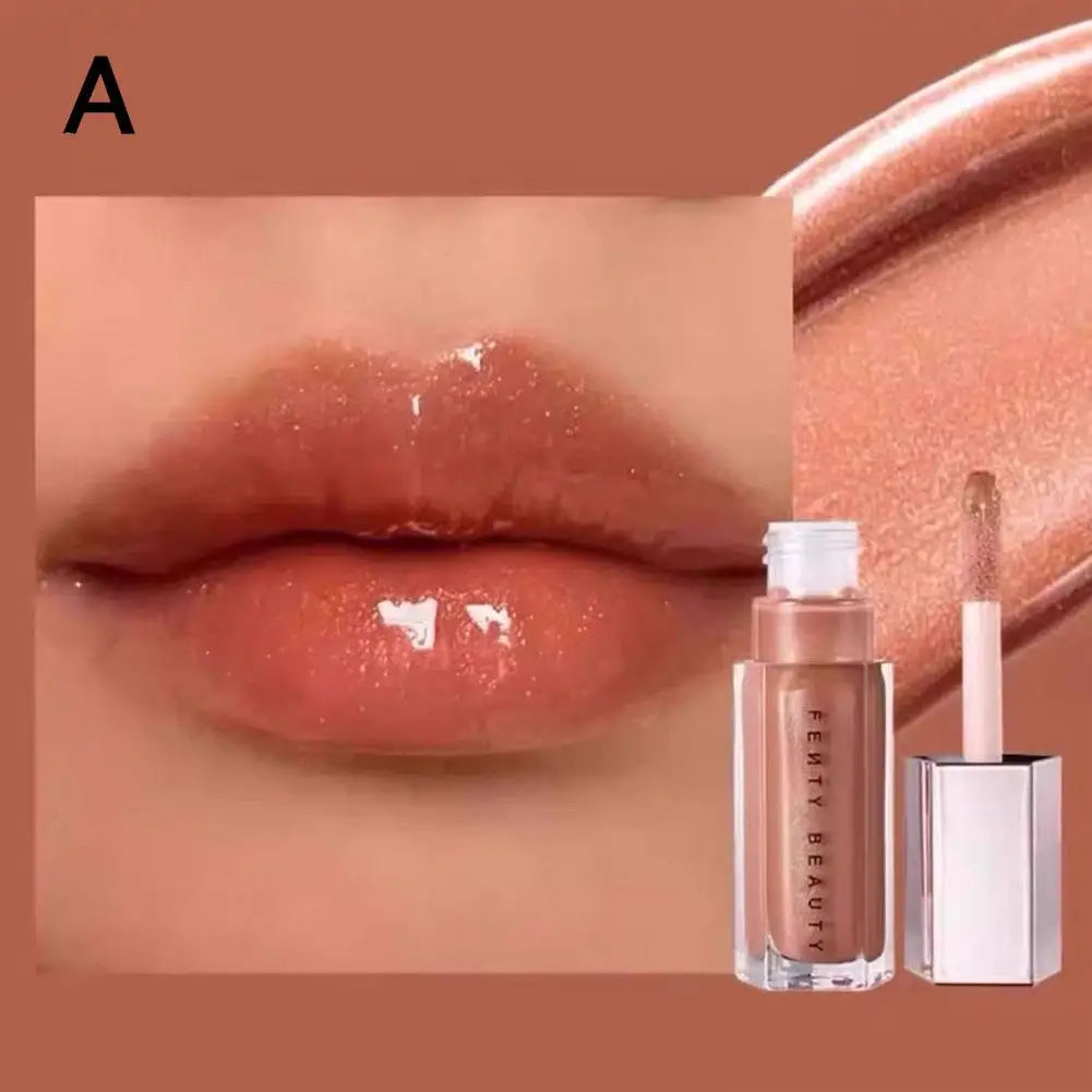 FentyBeauty Rihanna Gloss Lip Gloss Mirror Water Gloss Lip Gloss Makeup Stick for Long lasting Moisturizing and Nourishing Lips