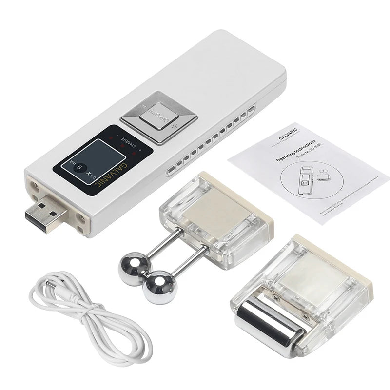 Wireless Galvanic Microcurrent Skin Firming Machine Facial Lifting Device Face Massage Roller Skin Tightening Skin Care Tools
