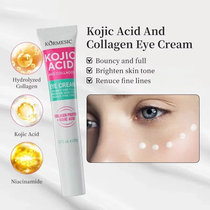 Instant Eye Bag Removal Cream Collagen Anti-Wrinkle Firming Skin Fade Fine Lines Anti Dark Circle Puffiness Brighten Eye Care