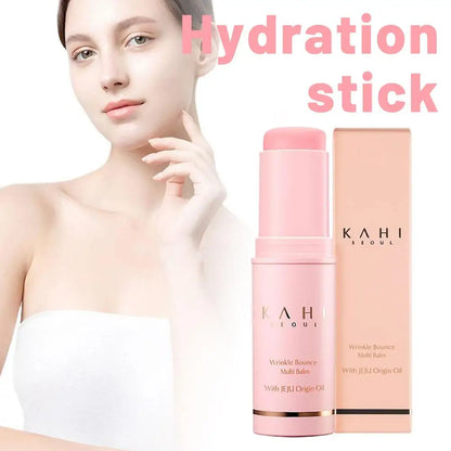 1/3/5PCS Korean Bounce Multi Balm Collagen Pink Stick Make Up Base Daily Deep Moisturizing Firming Lift Korean Skin Care
