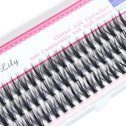 Russian Volume False Eyelashes 30D Mink Eyelash Extension Natural C/D/DD Curly Mixed Length Makeup False Eyelashes Cilia