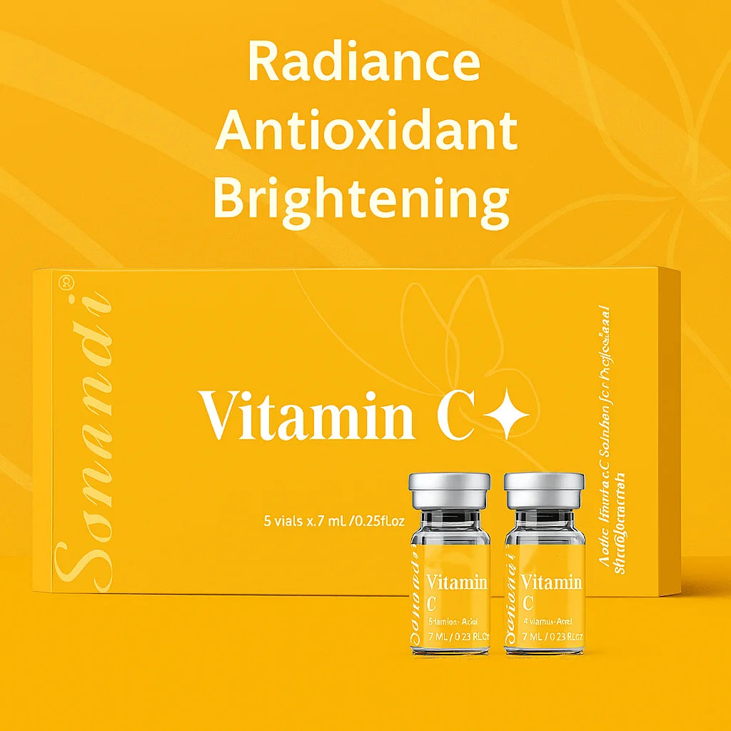 NAD+ GSH Salmon DNA PDRN Serum for Facial Dr.Pen Lifting Hydro Glow Vitamin C Skin Booster Korean Skincare Hydration 7ml*5vial
