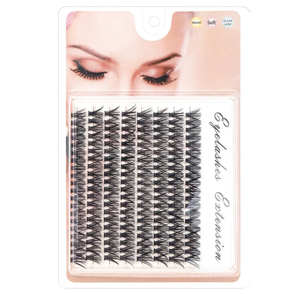 48/60/160/280Pcs Cluster Natural Eyelashes Extensions Lashes Clusters False Eyelash Clusters Extensions Individual Lashes Makeup