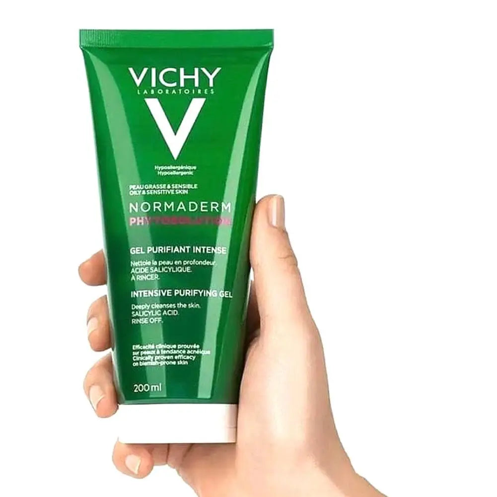 Vichy Green Anti-acne Gel Cleansing Pores Brightens Skin Long-lasting Moisturizing Improvement Skin Anti-acne Purification Gel