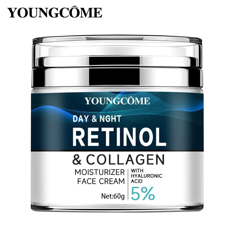 YOUNGCOME Face CreamCollagen Hyaluronic Acid Skin Care Anti-Wrinkle Moisturizing Anti-Aging Night Shrink Pores Whitening Smooth