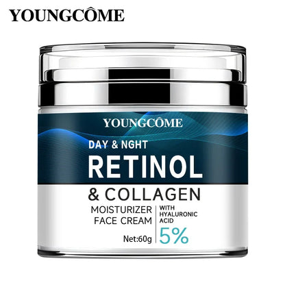 YOUNGCOME Face CreamCollagen Hyaluronic Acid Skin Care Anti-Wrinkle Moisturizing Anti-Aging Night Shrink Pores Whitening Smooth