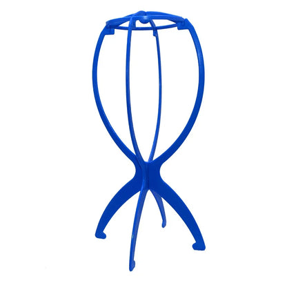 1PCS Folding Wig Stand Holder Plastic Adjustable Portable Hat Display Stand Durable Mannequin Dummy Head Plastic