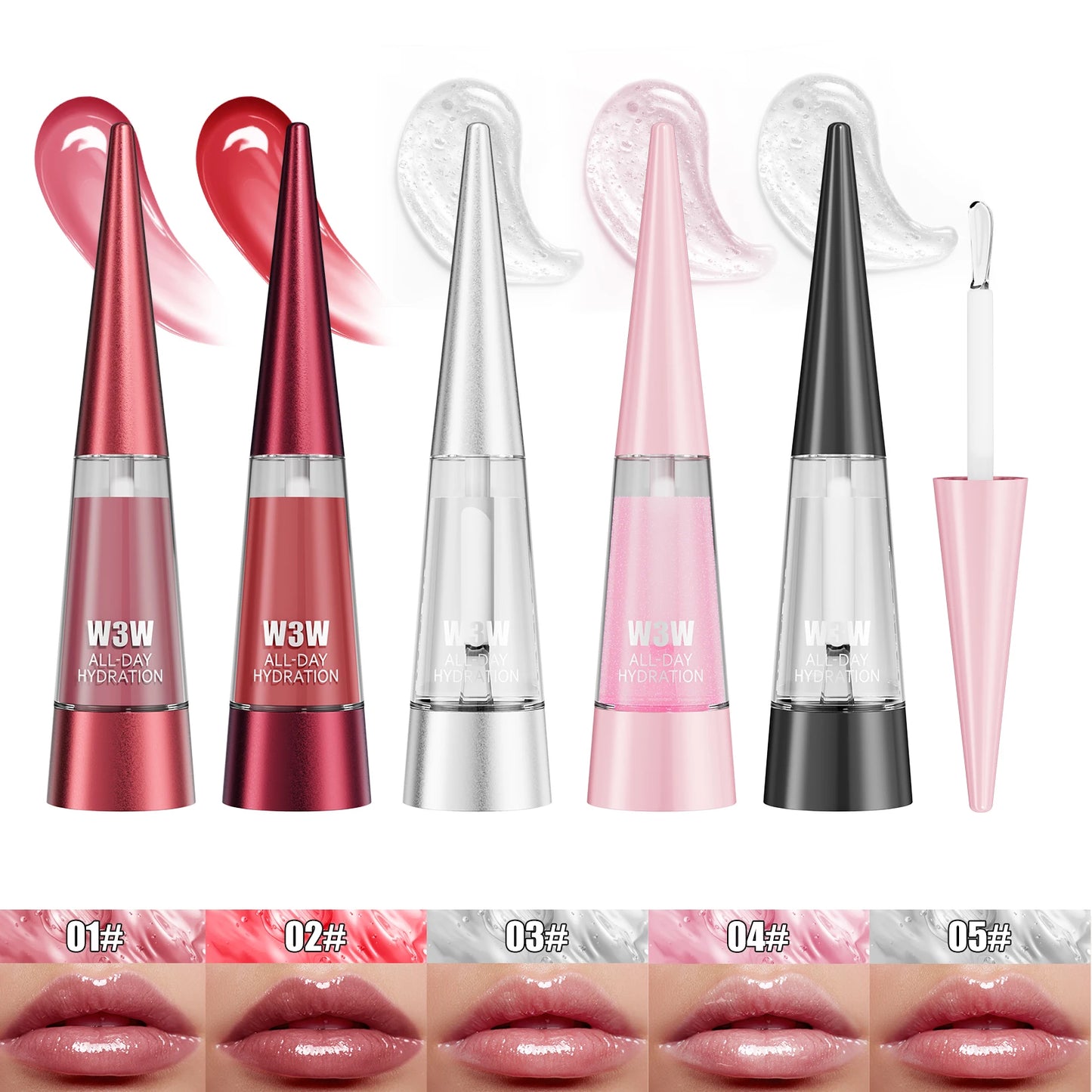 Lip Plumper, Moisturizing, Transparent, Lip Gloss, Stocking Stuffers, Fragrance-free, Korean Cosmetics