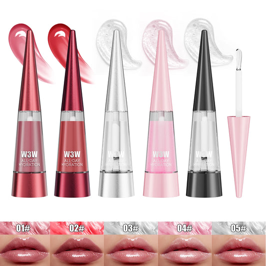 Lip Plumper, Moisturizing, Transparent, Lip Gloss, Stocking Stuffers, Fragrance-free, Korean Cosmetics