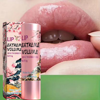 Lip Extreme Volume 3D Cream with Ginger Oil for Plumping & Moisturizing, Day & Night Use, Non-Sticky Smooth Lips.