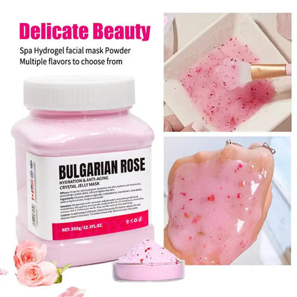 Gold Crystal Jelly Mask Powder Hydrating Brightening Moisturizing Facial Treatment Glowing Skin Care Product