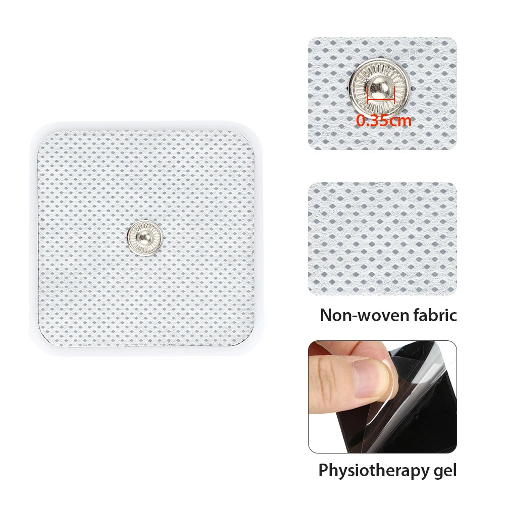 50/25/20/10Pairs Electrode Pad Self Adhesive Electrodes for TENS Muscle Stimulator Replacement Patch Reusable Gel Patches