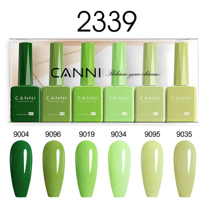 9ml CANNI TPO FREE HEMA FREE Ultra Consistency Nail Gel Polish Set Round Brush Semi Permanent Soak Off UV LED Gel Nail Kit