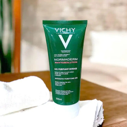 Vichy Green Anti-acne Gel Cleansing Pores Brightens Skin Long-lasting Moisturizing Improvement Skin Anti-acne Purification Gel