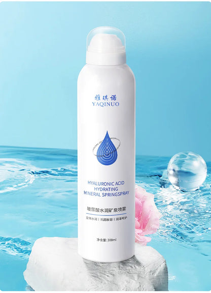 300ml Hyaluronic Acid Hydrating Mineral Spring Hydrating Spray Deep Moisturizing Emollient Refreshing Oil Control Gentle Repair