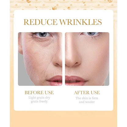 10pcs SADOER Collagen Anti Wrinkle Face Mask Moisturizing Anti aging Repair Brightening Facial Masks Skin Care