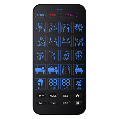 Digital Electric Pulse Muscle Stimulator–48 Massage Modes for Full-Body Therapy, Pain Relief + Sleep Aid & Rhinitis Photothera