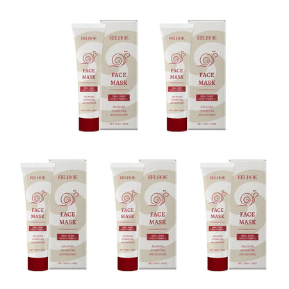 Snail Vitamin C Smear Mask Hydrating Firming Pore Refining Facial Care Fade Spots Blemishes Brightening Gentle Face Skincare