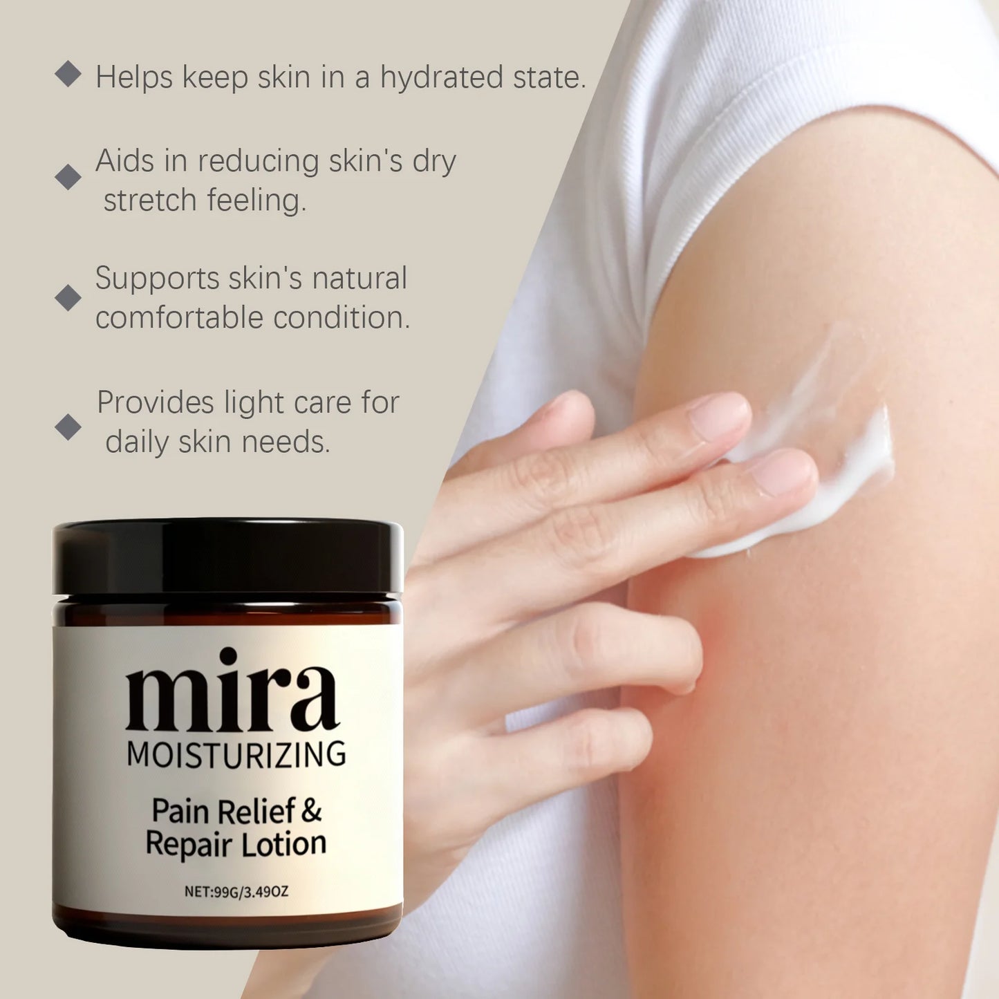 Soothing Body Lotion For Dry Skin Daily Moisturizing & Nourishing Cream Provides Soft Smooth Refreshing Skin Fast Absorbing