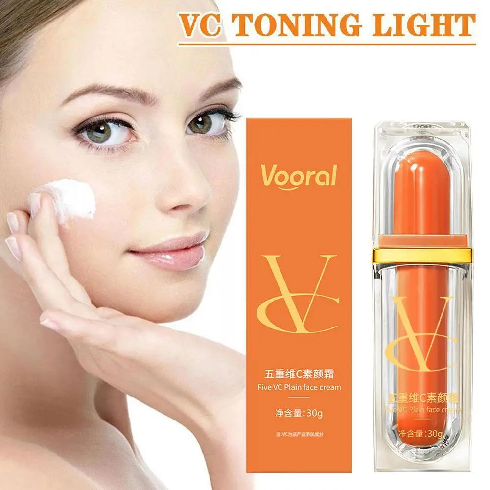 Vooral Five dimensional C skin cream four in one Vooral isolation skin cream concealer brightens skin Anti aging freckle removal