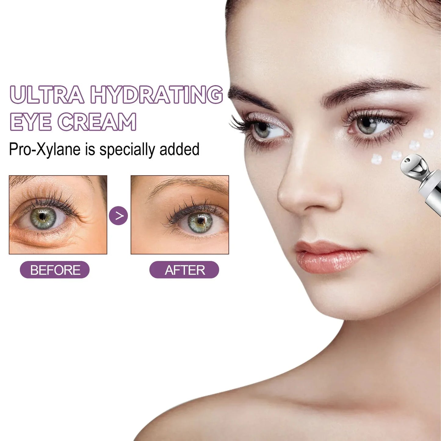 Retinol Remove Wrinkle Eye Cream Instant Firming Lifting Fade Fine Lines Eye Bags Anti Dark Circle Brightening Beauty Skin Care