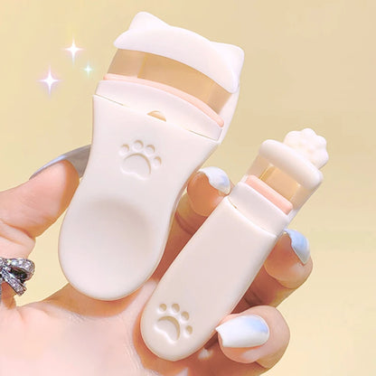 Eyelash Clip Cat Claw Eyelash Clip 1 Set Of Portable Cute Eyelash Clip Tool With Additional Silicone Pad Precision Eyelash Clip