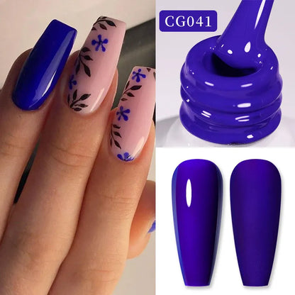 BORN PRETTY 10ml Nude Pink Gel Nail Polish Varnis Semi Permanent Nail Gel Varnish Soak Off UV Gel for Valentine's Day Gift Nails