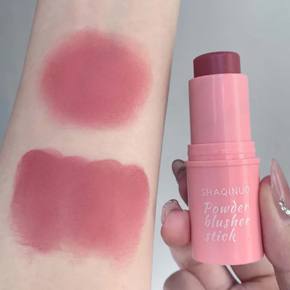 Natural Cheek Blush Stick Moisturizing Blusher Balm Blush Waterproof Sticks Peach Nourish Contour Eyeshadow Rouge Blush Makeup
