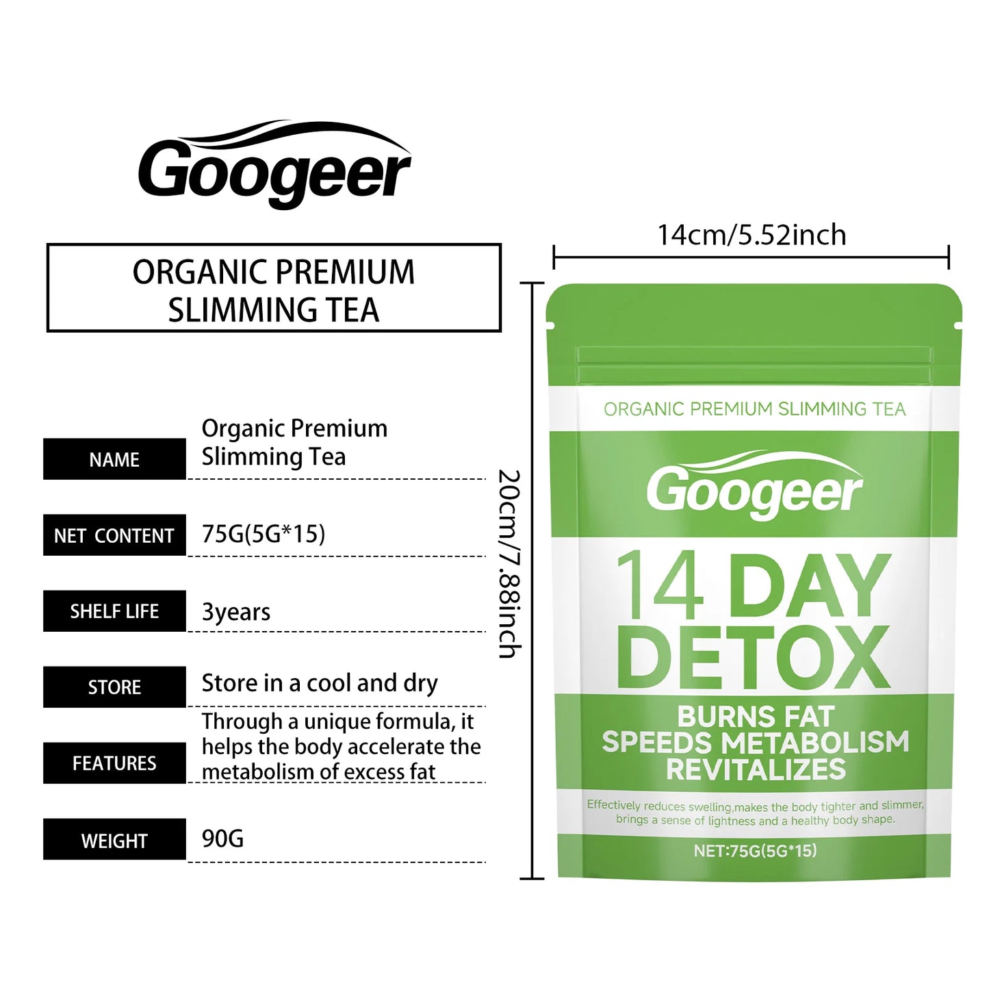 Organic Herbal Slimming Support Tea - Premium Daily Wellness Blend, Pure Natural Ingredients, Gentle Body Balancing Drink