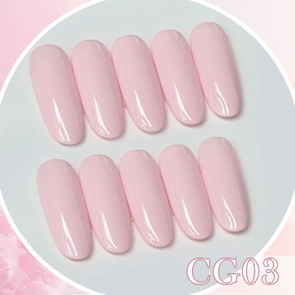 BORN PRETTY 10ml Nude Pink Gel Nail Polish Varnis Semi Permanent Nail Gel Varnish Soak Off UV Gel for Valentine's Day Gift Nails
