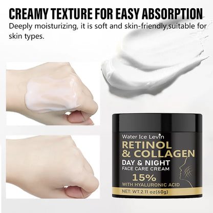 Advanced Retinol Smooth Skin Cream Vibrant Light Smooth Skin Combination Day and Night Use Vitamin C Moisturizing Cream Suitable for Sensitive Skin Retinol Moisturizing Cream