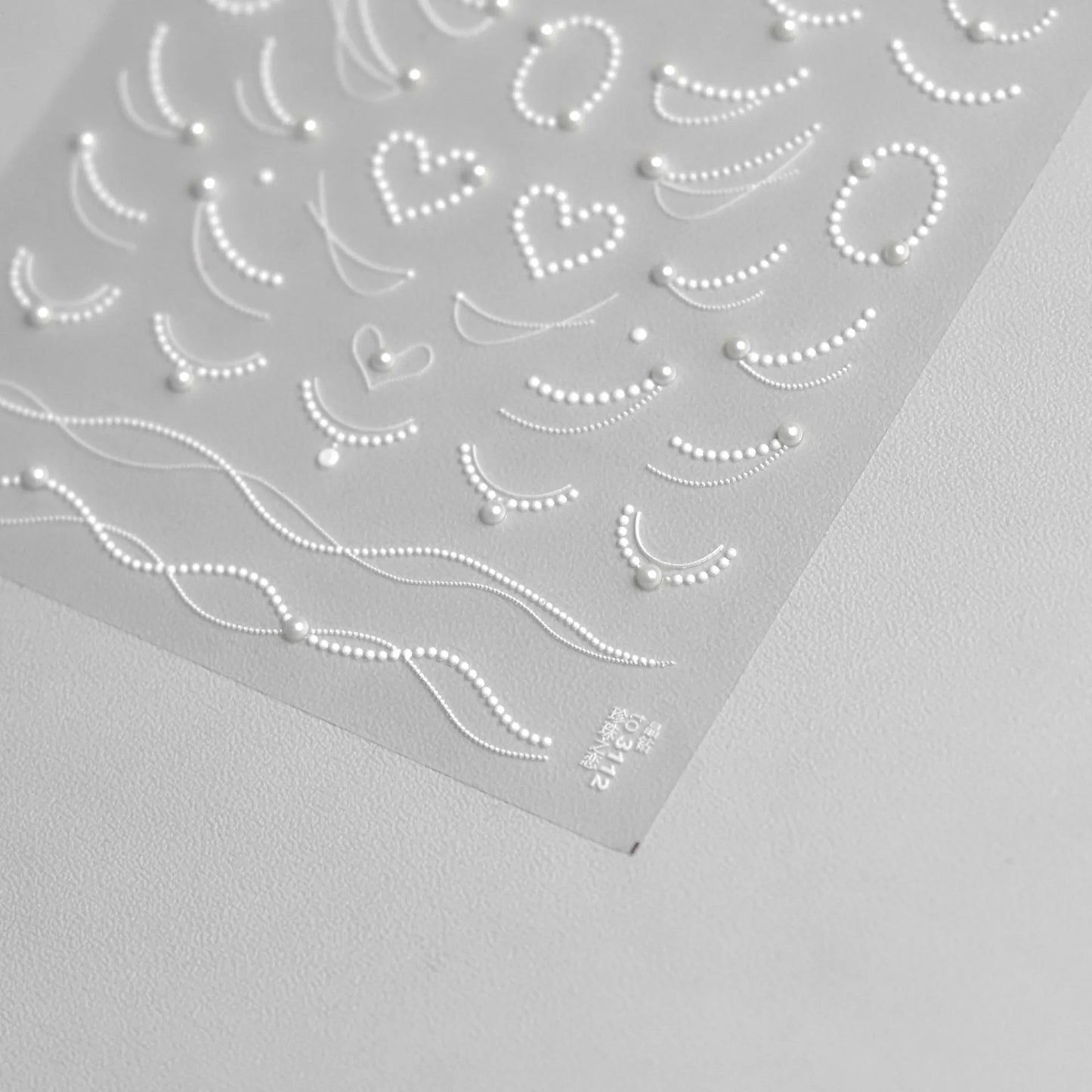 Exquisite Pink Lace Nail Art Stickers 5D Relief Lace Series Nails 3D Decoration Decals DIY Adhesive Manicure Accessories Sticker