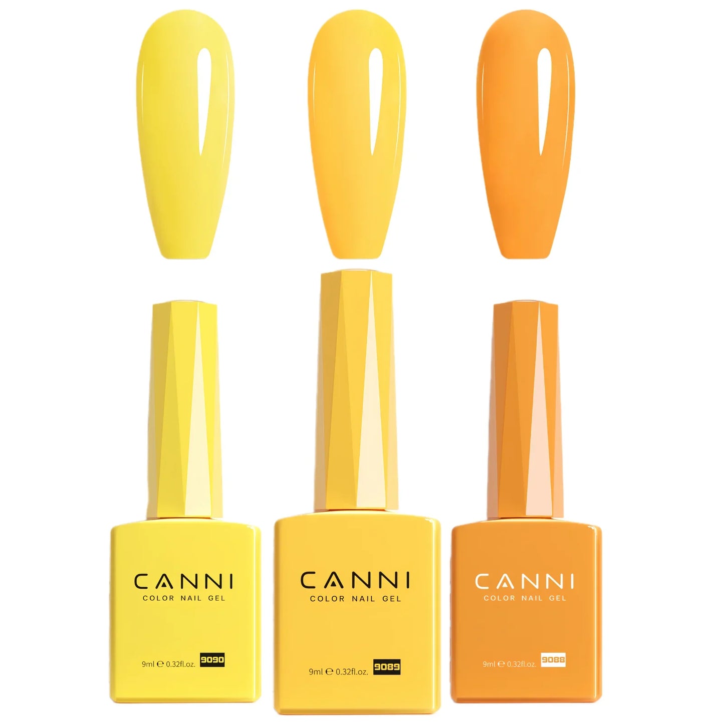 9ml CANNI TPO FREE HEMA FREE Ultra Consistency Nail Gel Polish Set Round Brush Semi Permanent Soak Off UV LED Gel Nail Kit