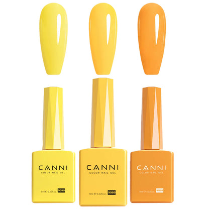 9ml CANNI TPO FREE HEMA FREE Ultra Consistency Nail Gel Polish Set Round Brush Semi Permanent Soak Off UV LED Gel Nail Kit