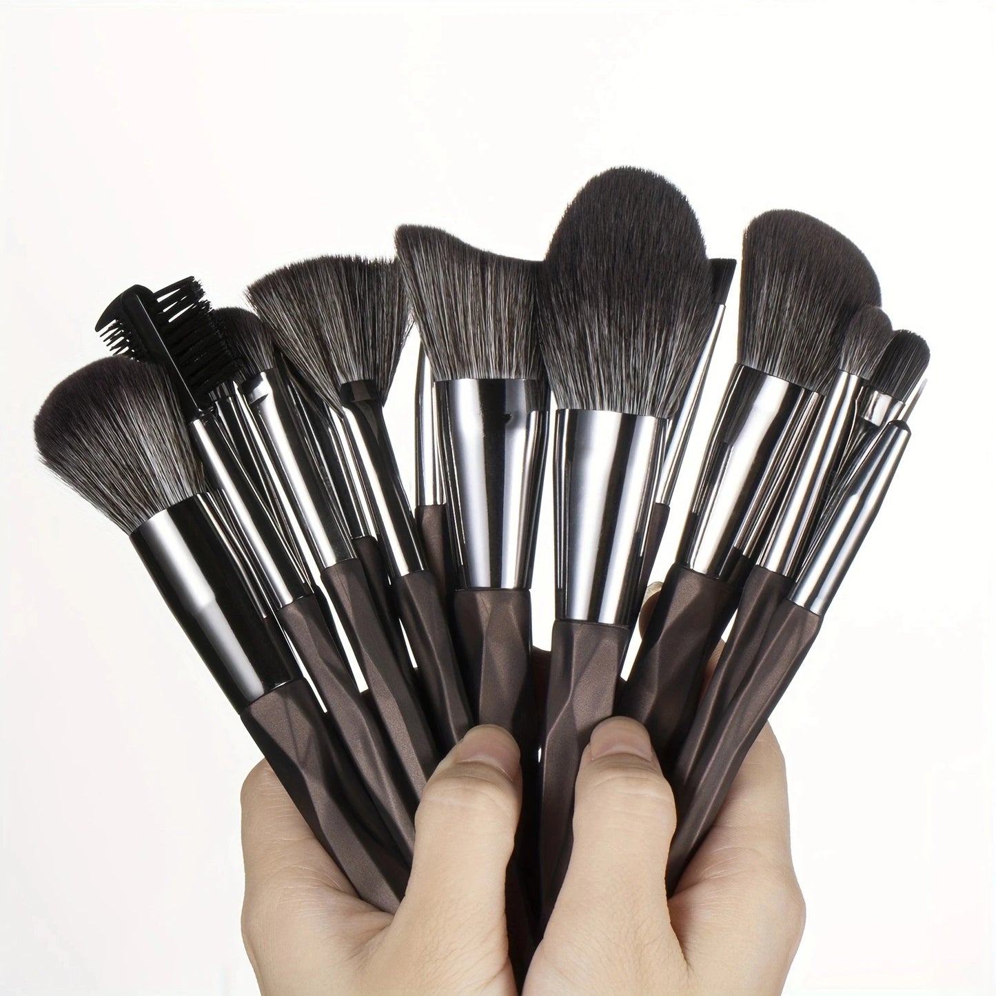 15pcs Premium Makeup Brush Loose Brush Blush Brush Foundation Brush Eyeshadow Eyeliner Brush Full Set Of Professional MakeupTool