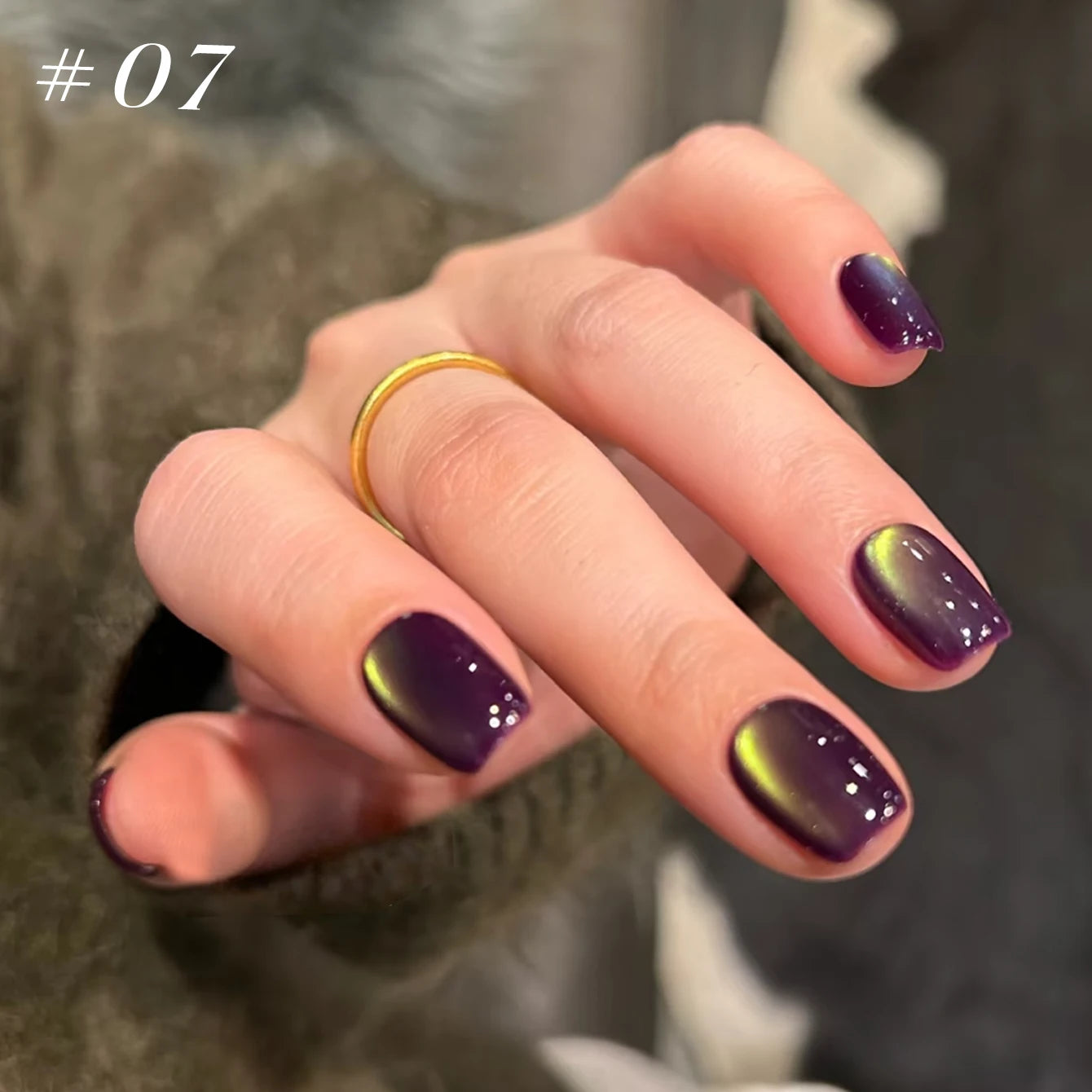 10ML 1-21PCS 2025 Autumn New Emerald Green Magnet Cat's Eye Gel Nail Polish Green Whitening Glass Bead Cat Eye Nail Polish